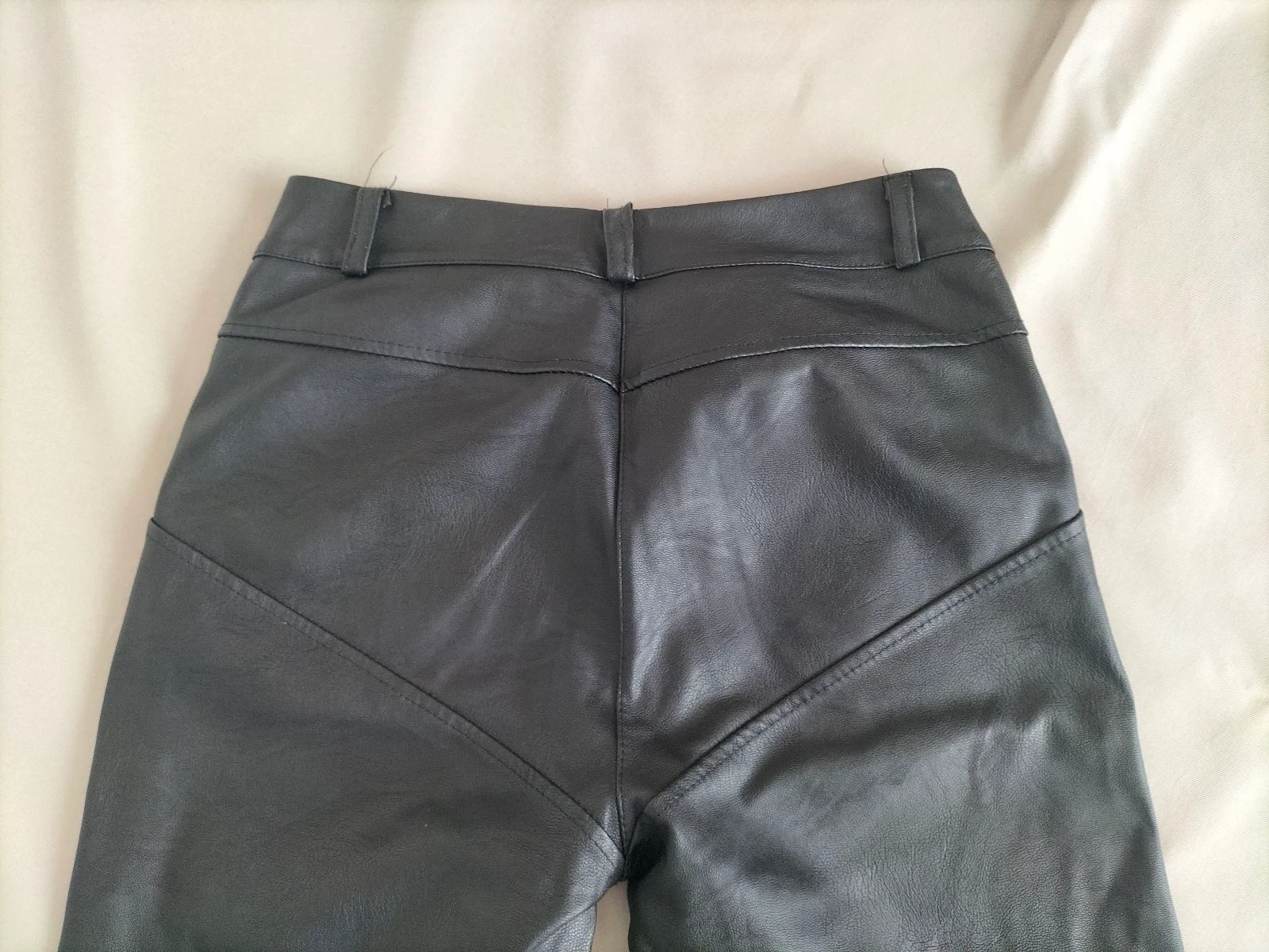 Pantalón Similicuero Negro Push Up 36 | Just Me | Nuevo – photo 4